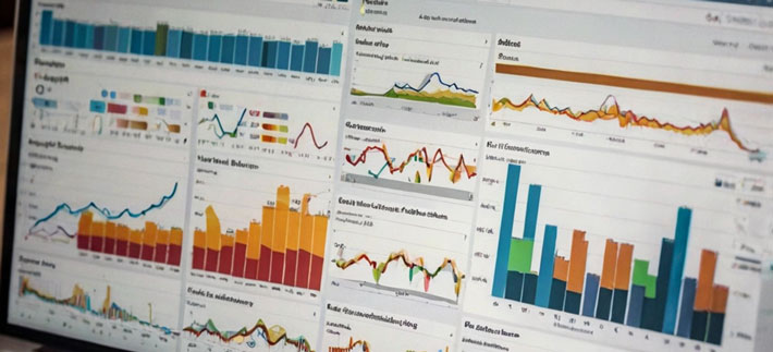 Analyzing social media video performance metrics.