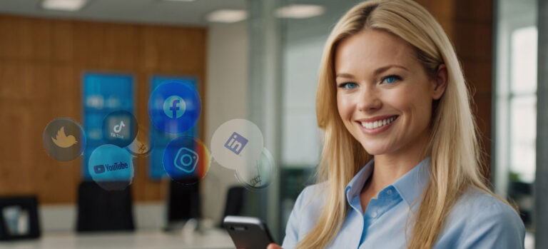 Engaging-social-media-video-content-on-a-smartphone